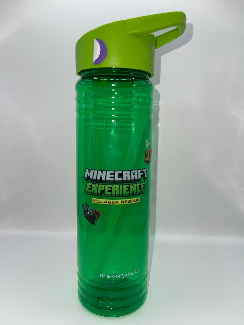 *LIMTED EDITION* Minecraft Experience Green Water Bottle with Lime Cap